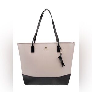 Kate Spade Black and Cream Tote Bag
